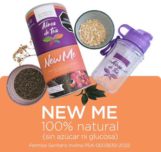 Batido New Me - No Más Ansiedad de Comer + Regalo Exclusivo + Recetario Healthy Food